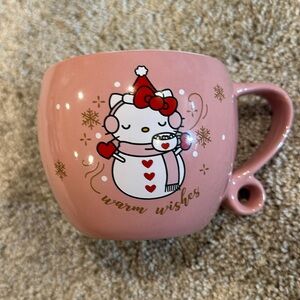 HELLO KITTY CHRISTMAS MUG “warm wishes”